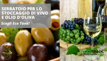 Tanque para el almacenamiento de vino y aceite de oliva. ¡Elige Eco Tank!