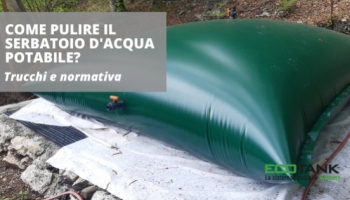 Come pulire il serbatoio d'acqua potabile? Trucchi e normativa