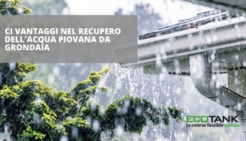 I vantaggi nel recupero dell’acqua piovana da grondaia