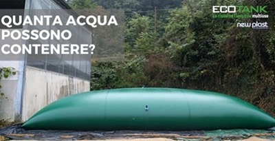  Quanta acqua può contenere una cisterna morbida? 